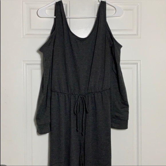 (NEW) Venus Gray Romper Jumpsuit - Picture 3 of 6